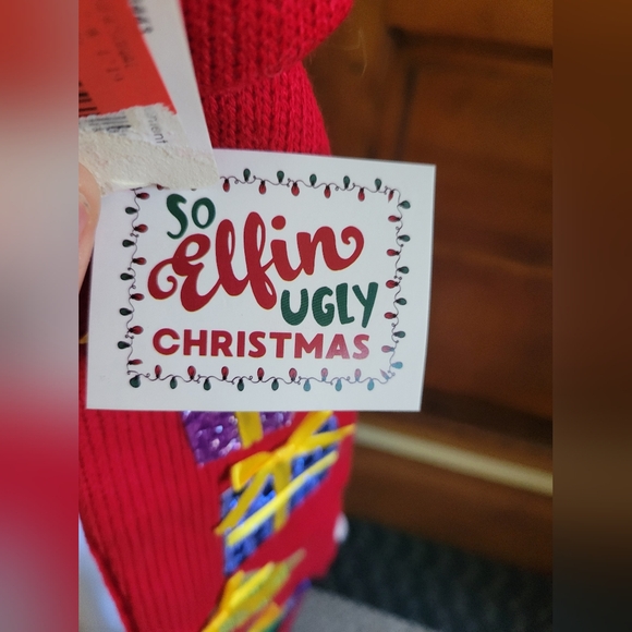 Nwt knit ugly sweater style decorative tie - Picture 6 of 7